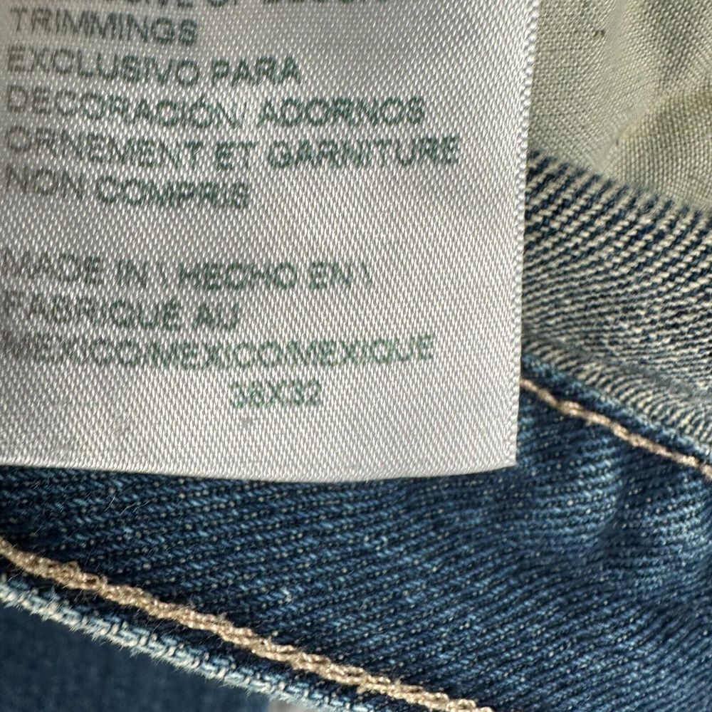 Dickies Denim Jeans Carpenter Pants Men 38x32 Trousers‎ Baggy Workwear Blue - Picture 14 of 16
